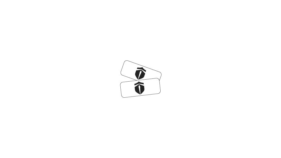 The GunBox RFiD Label, 2 Pieces, White/Blue, GB-LABEL2pk