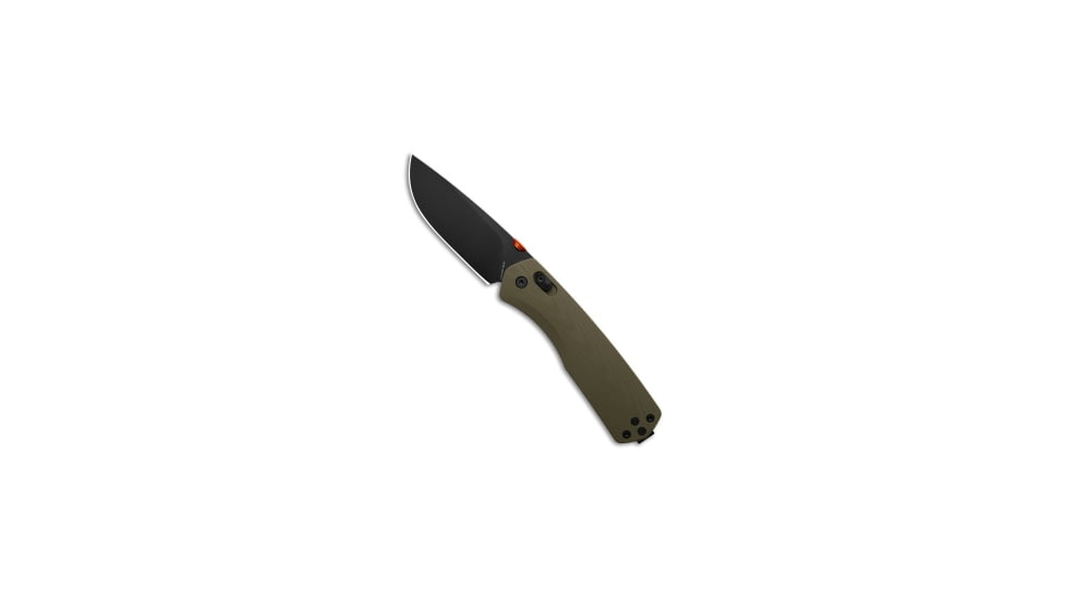 The James Brand The James Brand The Carter XL Ambi-Slider Knife OD Green G-10 3.25" Black, OD Green, VG10, adult, BHQ-195319
