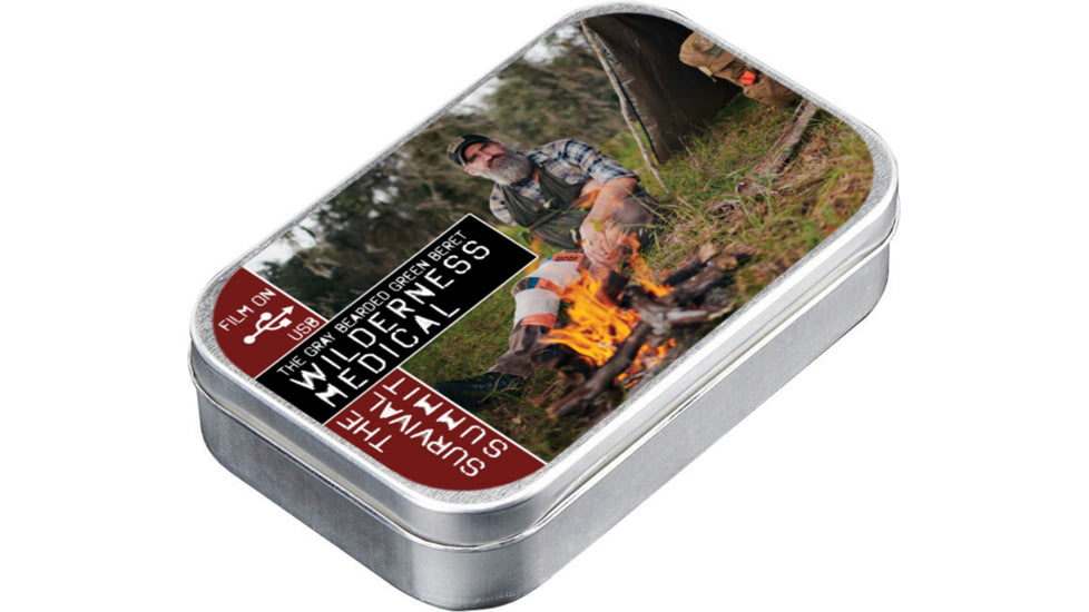 The Survival Summit Wilderness Medical USB, Stars Joshua Enyart, AKA Gray Bearded Green Beret, WMUSB