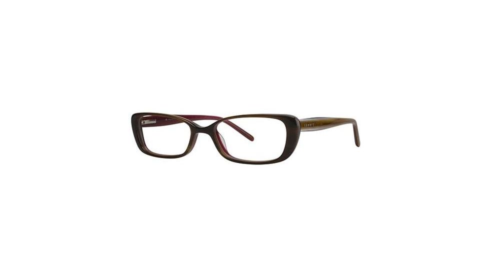 Theory TH1140 Progressive Prescription Eyeglasses - Frame Marble Brown, Size 51/16mm TH114003
