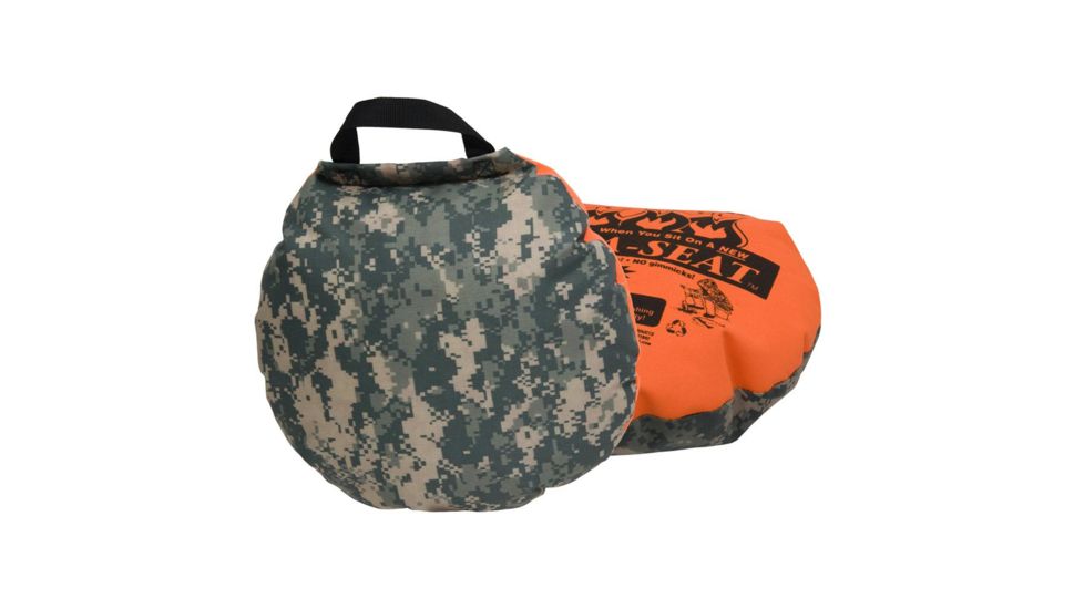 Therm-A-Seat Heat-A-Seat, Camouflage/Blaze Orange 17 in. 333