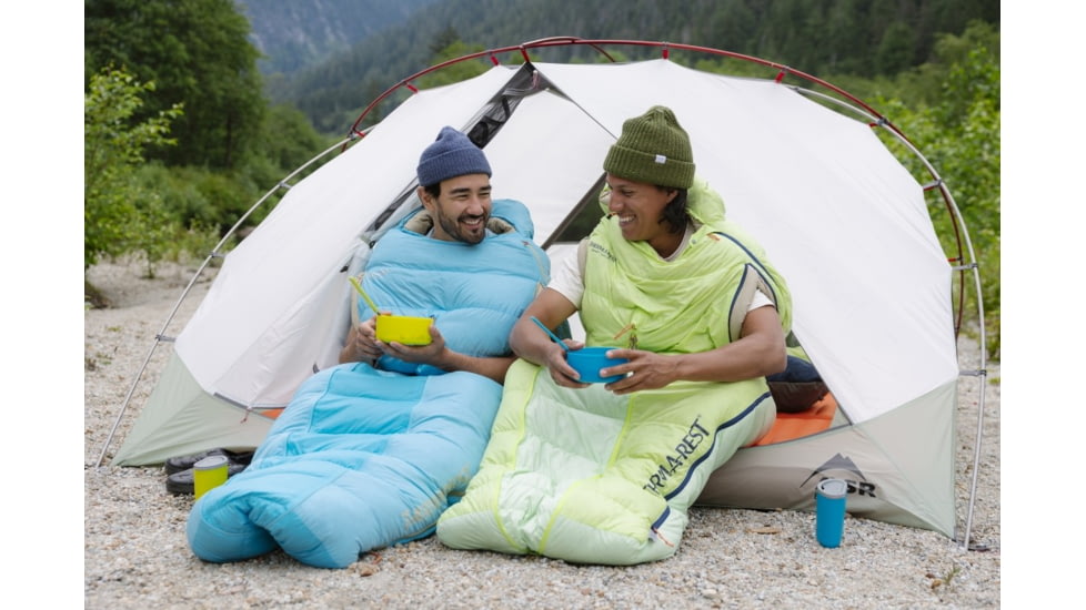 Therm-a-Rest Boost 650 20 Sleeping Bag, Morning Blue, Short, 14201