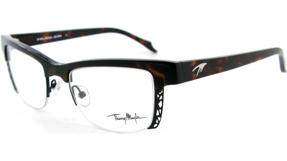 Thierry Mugler Bi Focal Eyeglasses 9283 Tortoise-Black Frame, Women, 50-19-138 9283-C3BF