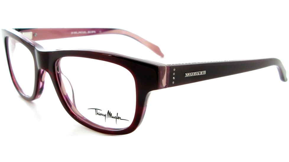 Thierry Mugler Bi Focal Eyeglasses 9313 Burgundy-Mauve Frame, Women, 50-18-135 9313-C2BF