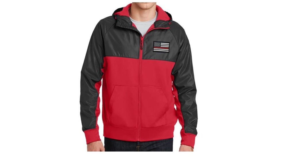 Thin Blue Line Coat - Thin Red Line American Flag - TRL-COAT-RED-XXL