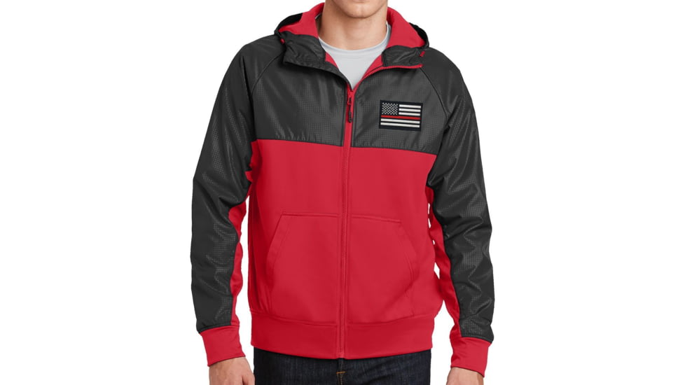 Thin Blue Line Coat - Thin Red Line American Flag - TRL-COAT-RED-XXXL