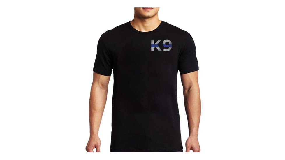 Thin Blue Line K9 T-shirt - Mens, Extra Large, Black, MEN-K9-BLACK-XL