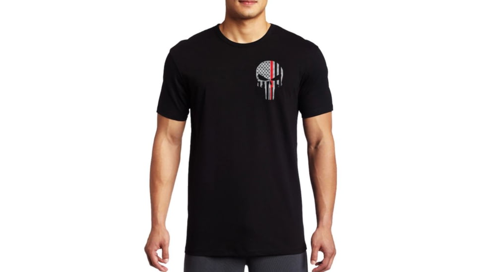 Thin Blue Line Men's T-shirt - Skull Thin Red Line - TRL-SKULL-XXXXL