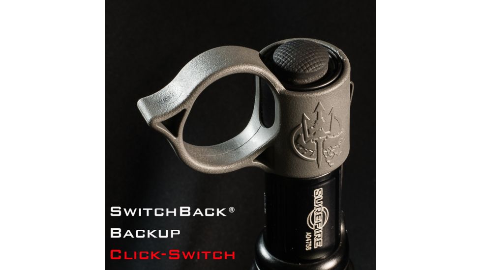 Thyrm SwitchBack Flashlight Ring, Urban Grey, Backup, Click SB004-2
