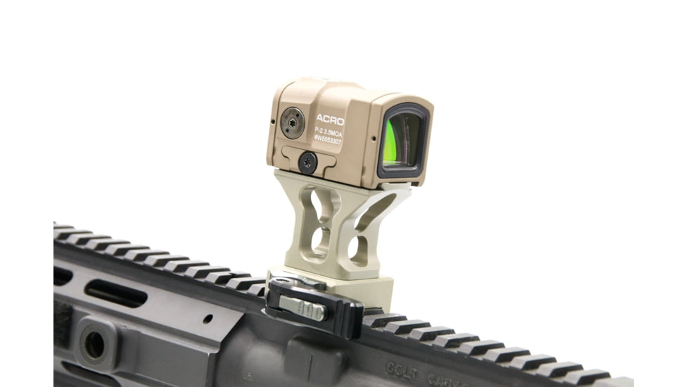 Tier One Aimpoint Acro Riser, QD, Sand, T1MUB-104 SND