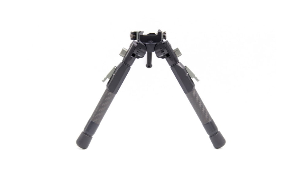 Tier One Atac Bipod - Carbon QD Picatinny Tilt Only 9in, Grey, T1ATACC-LTPIC