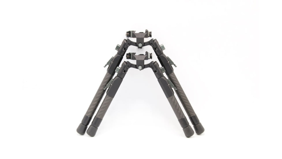 Tier One Tactical Bipod - Carbon Tilt Picatinny 9in, Black, T1BTCTP230