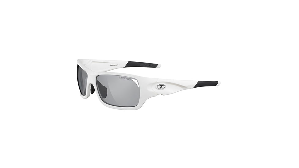 Tifosi Optics Duro w/ Smoke Fototec Lenses, Matte White Frame 1030301234