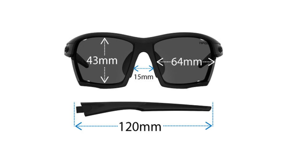 Tifosi Optics Kilo Sunglasses, Crystal Smoke Frame, Clarion Yellow/AC Red/Clear Interchangeable Lens, Medium/Large, 1700102827