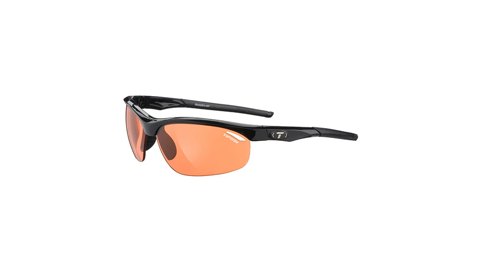 Tifosi Optics Veloce w/ BackCountry Orange Lenses, Gloss Black Frame 1040300233