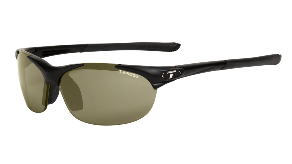 Tifosi Wisp Sunglasses - Matte Black Frame, GT/EC/AC Red Lenses 0040200110