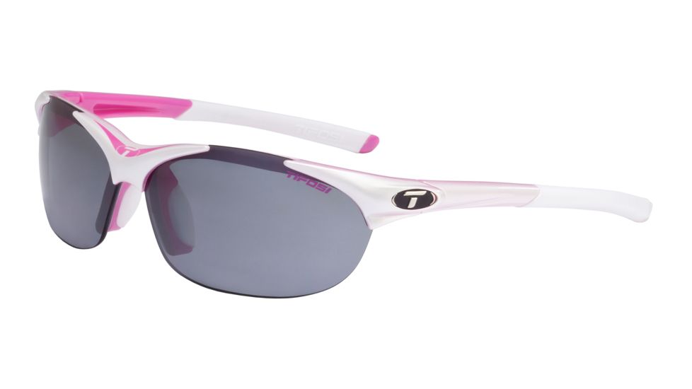 Tifosi Wisp Sunglasses - Race Pink Frame, Smoke/AC Red/Clear Lenses 0040103101