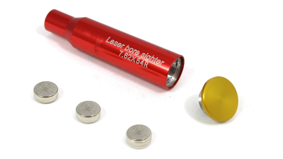 Tiger Rock 7.62x39mm Cartidge Laser Bore Sighter, Red, LBS762X39N