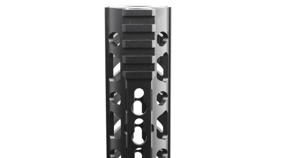 Tiger Rock AR-10/LR-308 10&quot; Super Slim Light Keymod Free Float Handguard w/Steel Barrel Nut, Black, FSK308-10