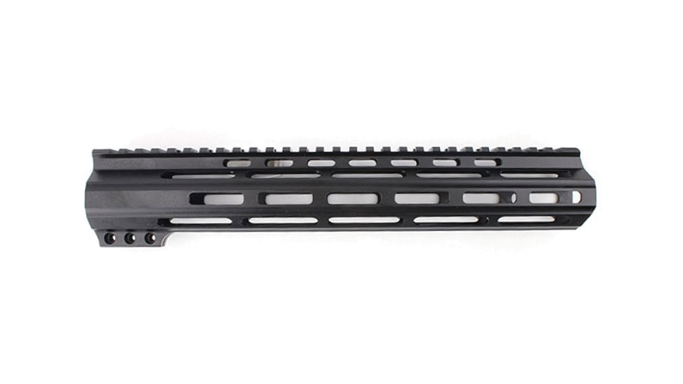 Tiger Rock AR-15 12 &quot; Custom M-Lok Super Slim Light Free Float Handguard, Black, FMLUS-12D
