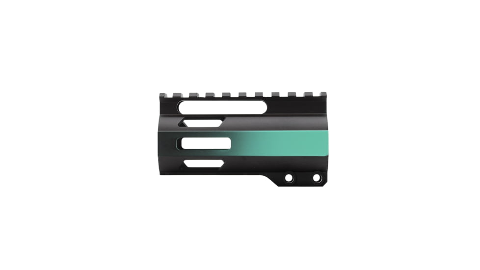 Tiger Rock AR-15 4in M-Lok Super Slim Free Float Handguard w/2in &amp; 3in M-Lok Rail Sections, Cerakote, Gradient, Robins Egg, Small, FML-4-RGB-GRADIENT