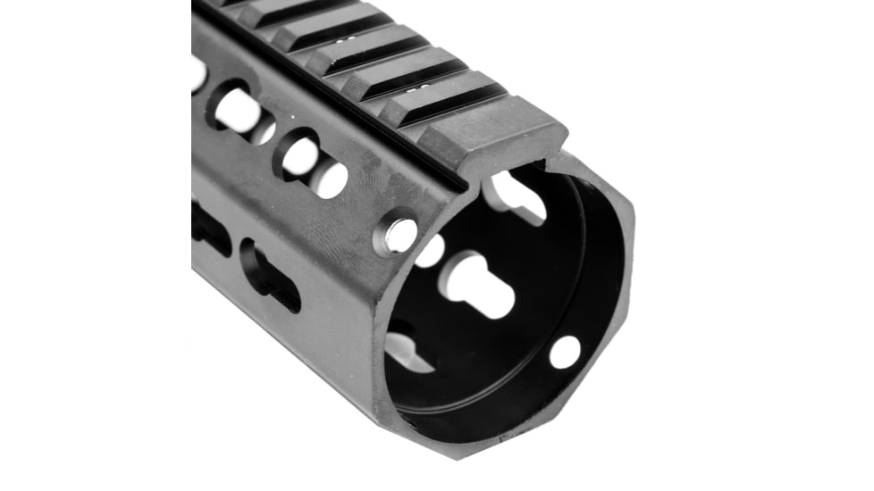 Tiger Rock AR-15 Keymod Handguard, 16&quot;, Extra Long, Free Float, w/Steel Barrel Nut, Black, FKM16