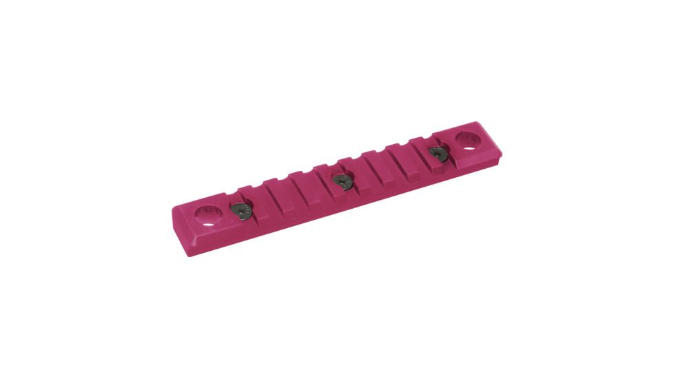 Timber Creek Keymod 9 Slot Quick Disconnect Picatinny Rail, Pink, K 9S QD PR P