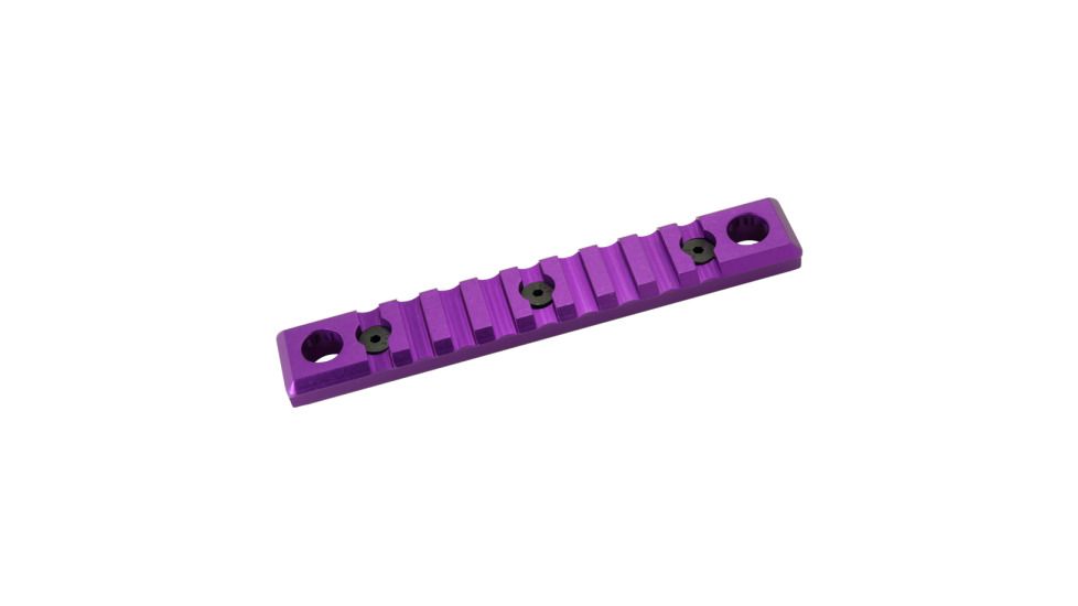 Timber Creek KeyMod 9 Slot Quick Disconnect Picatinny Rail, Purple, 9 slot, K 9S QD PR PPA