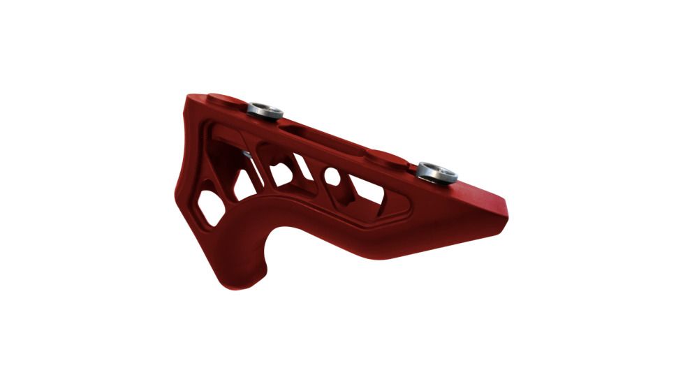 Timber Creek Keymod Enforcer Mini Angled Foregrip, Red, Standard, K EM AFG R