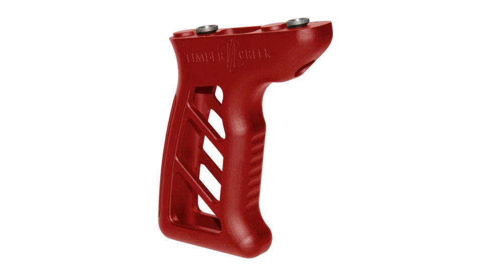 Timber Creek Keymod Enforcer Vertical Foregrip, Red, Standard, K E VFG R