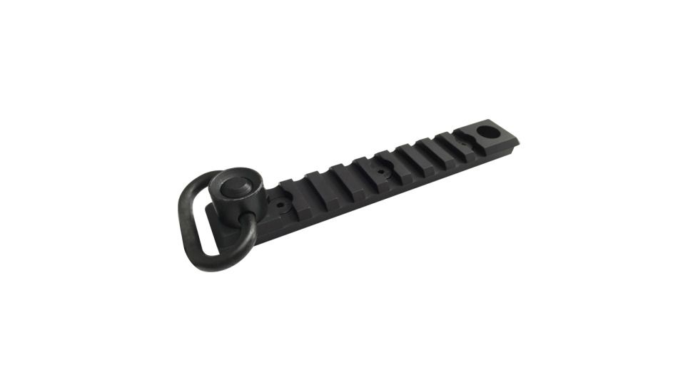 Timber Creek M-Lok 9 Slot Quick Disconnect Picatinny Rail Combo, Black, M 9S QD PRC BL