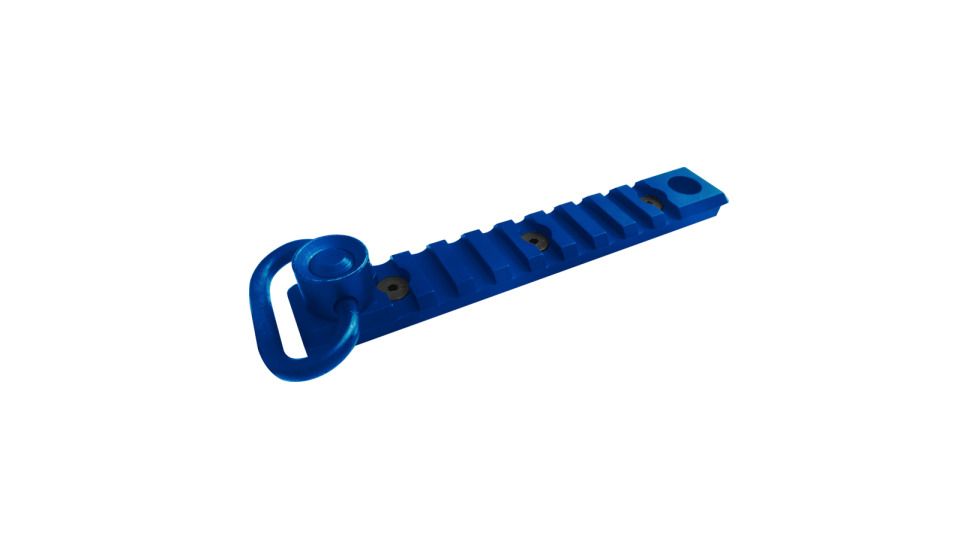 Timber Creek M-Lok 9 Slot Quick Disconnect Picatinny Rail Combo, Blue, M 9S QD PRC B