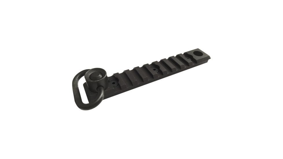 Timber Creek M-Lok 9 Slot Quick Disconnect Picatinny Rail Combo, Tungsten, M 9S QD PRC T