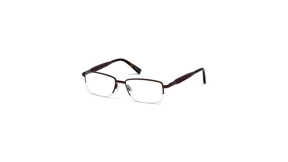 Timberland TB1301 Eyeglass Frames - Matte Dark Brown Frame Color