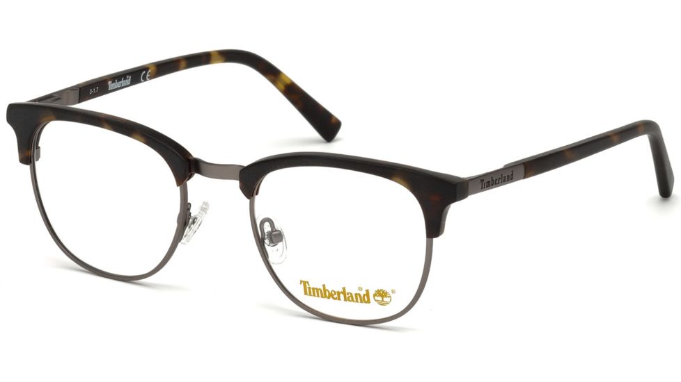 Timberland TB1582 Eyeglass Frames - Dark Havana Frame Color