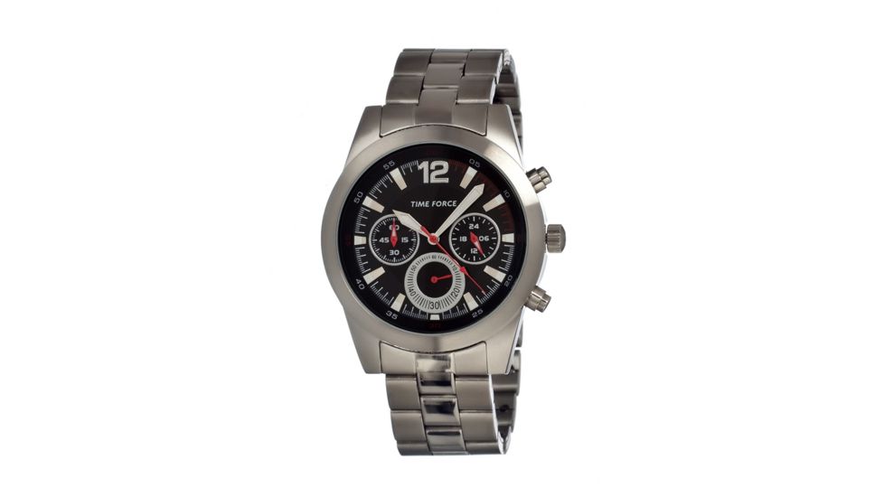Timeforce Cadet Mens Watch, Black Dial, 42mm Case Diameter TMFTF3002
