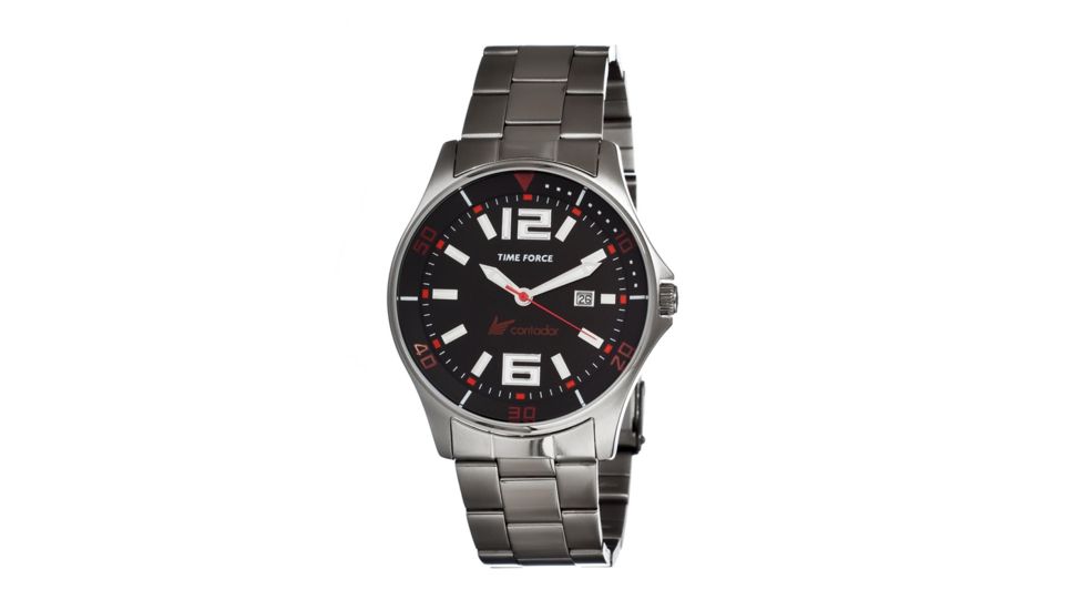 Timeforce Contador Mens Watch, Black Dial, 42mm Case Diameter TMFTF2001