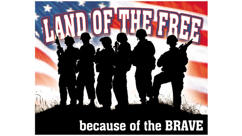 Tin Signs Land of the Free Tin Sign TSN1818