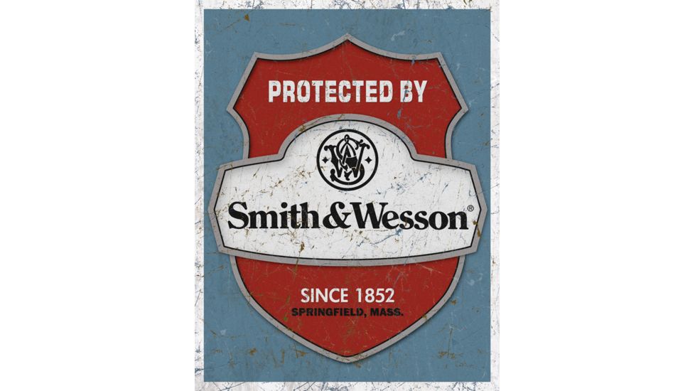 Tin Signs Protected By S&amp;W Tin Sign TSN1682