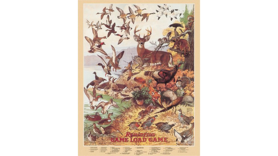 Tin Signs Remington Sign, Game Load Game TSN1139