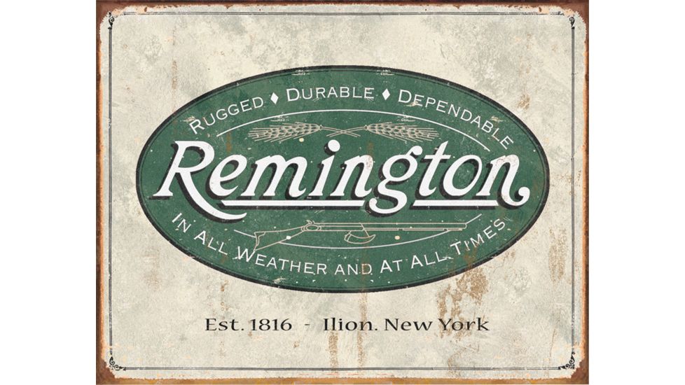 Tin Signs Remington Sign, Weathered Logo TSN1413