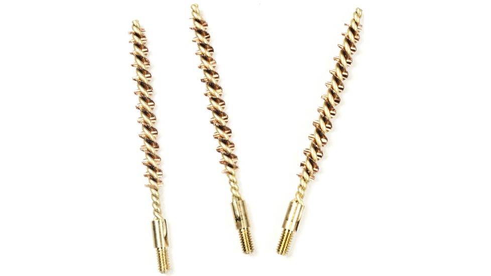 Tipton 22 Caliber Rifle Bronze Best Bore Brush, Shelf Pack of 3