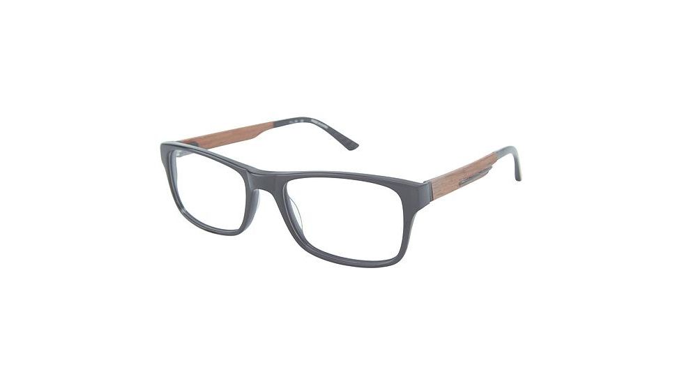 TLG 003 Eyeglass Frames - Frame Black, Size 55/19mm LYNU00301