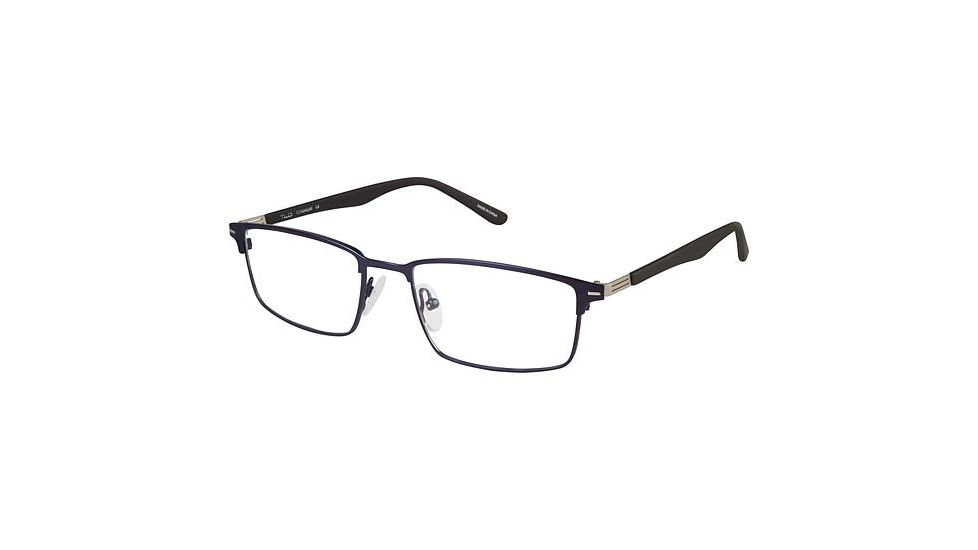 TLG NU019 Bifocal Prescription Eyeglasses - Frame Mt Navy / Black, Size 53/18mm LYNU01903