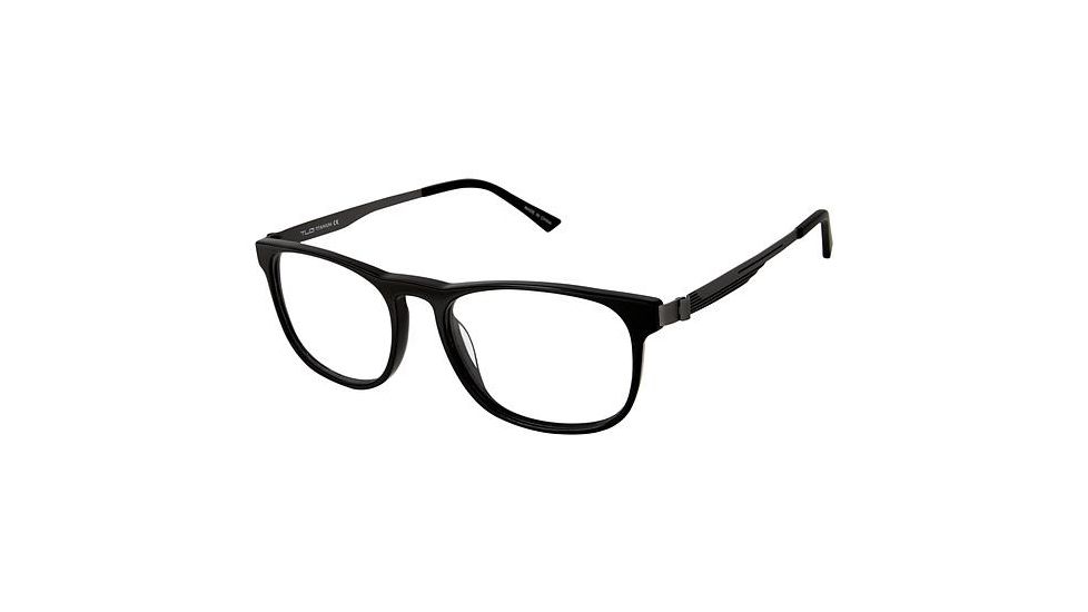 TLG NU025 Bifocal Prescription Eyeglasses - Frame Blk / Gunmetal, Size 53/18mm LYNU02501