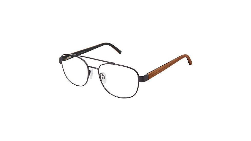 TLG NU033 Eyeglass Frames - Frame MT. GUNMETAL, Size 54/18mm LYNU03301
