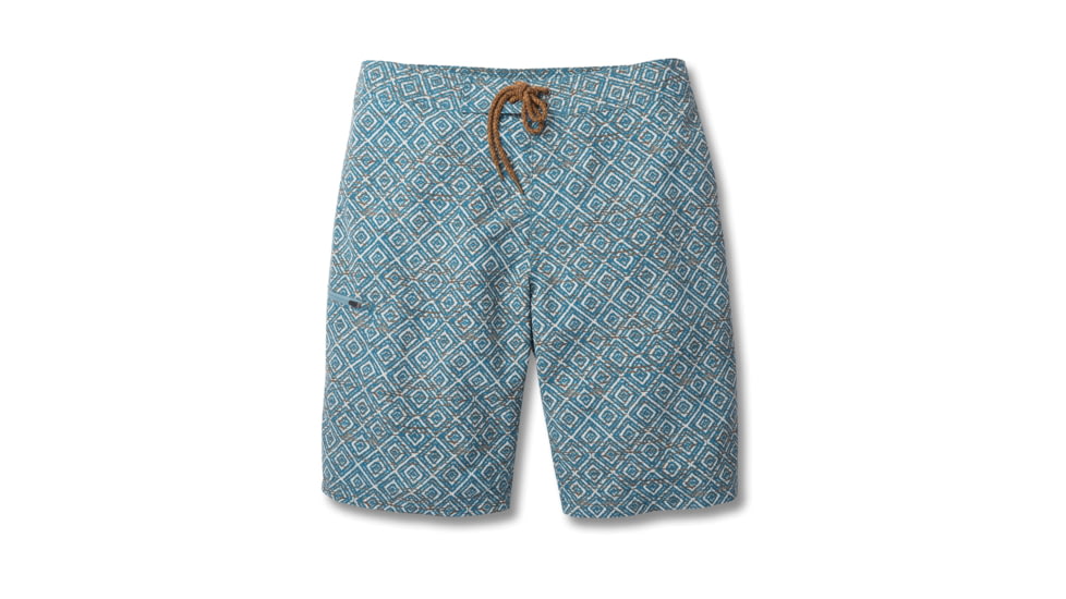 Toad&amp;Co Cetacean Men's Trunk, Waist 38, Deepwater Diamond Print T2312509-444-38