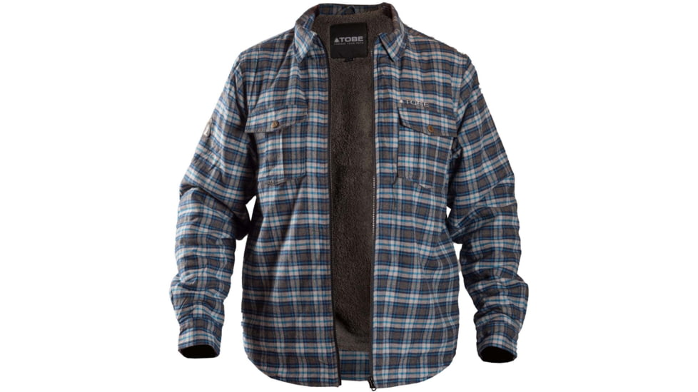 TOBE Outerwear Padre Overshirt - Mens, Blue/Gray, XS, 310722-502-002