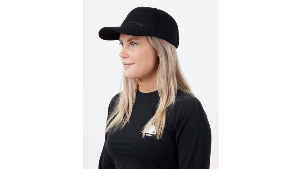 TOBE Outerwear Pila Ball Cap, Black, One Size, 250123-001-111