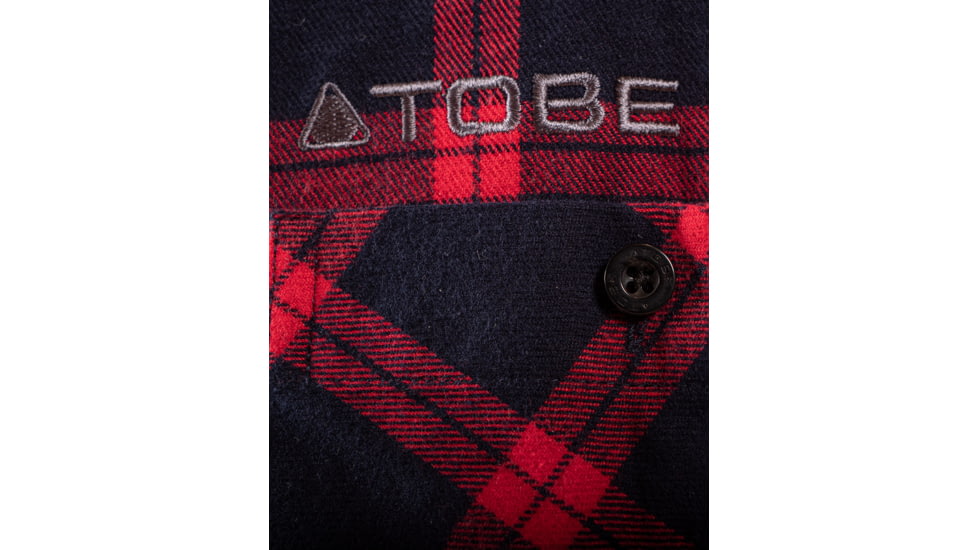 TOBE Outerwear Sonora Shirt - Mens, Red/Navy, M, 310922-501-004
